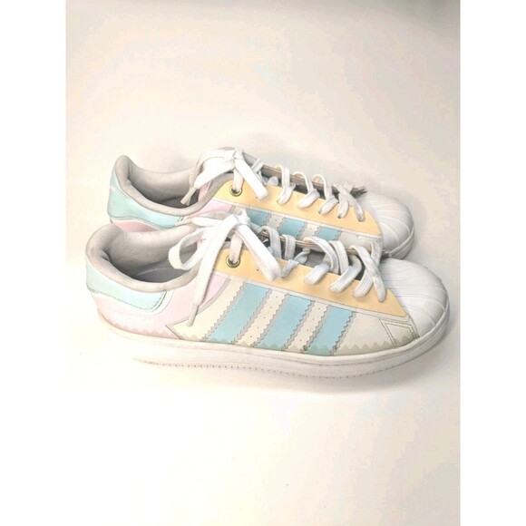 Adidas Superstar OT Tech H05637 Pastel Halo Mint Pink Cream Women’s 8 Shell Toe - Picture 3 of 10